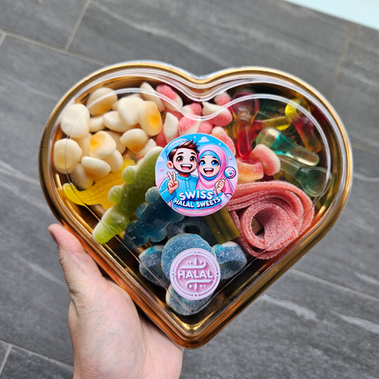 Halal Candy Mix Heart-Box